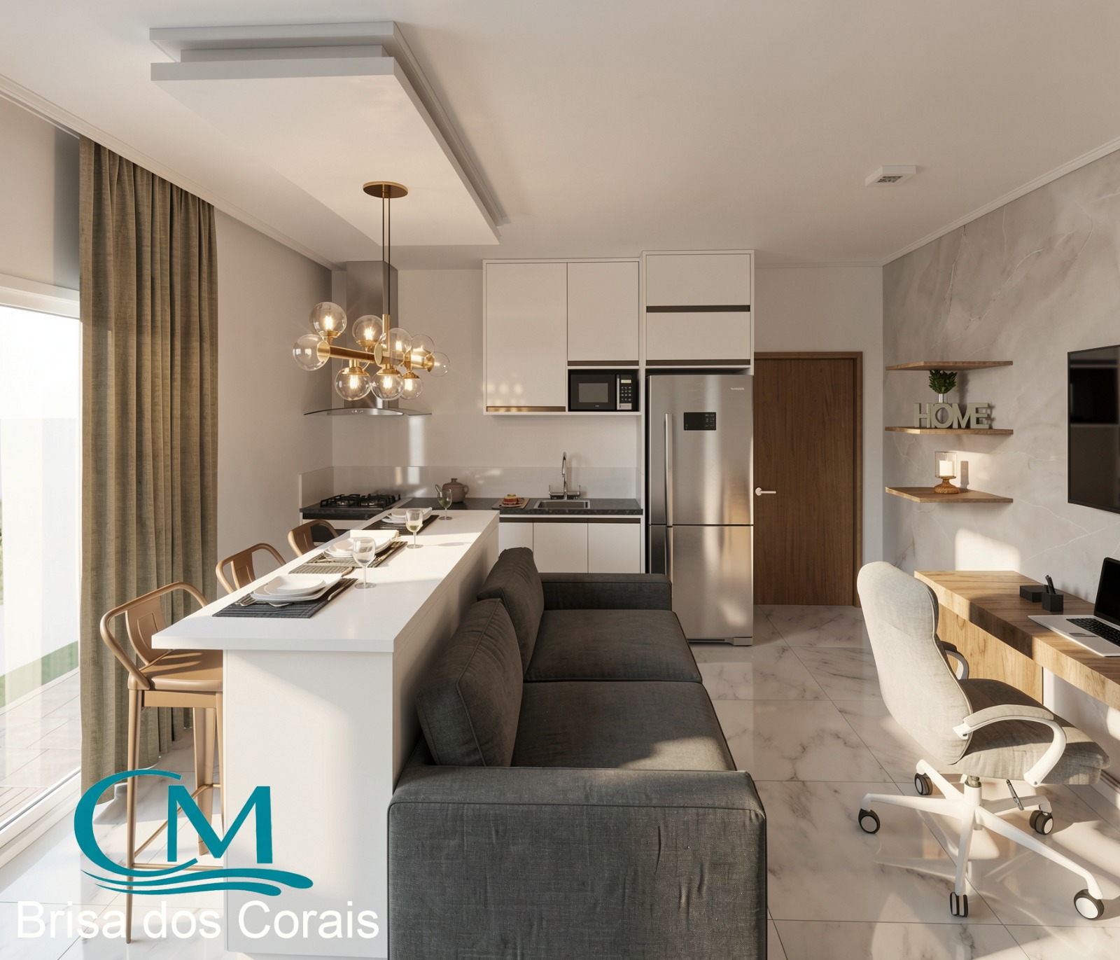 Studio – ambiente integrado
